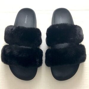 Furry Sandals